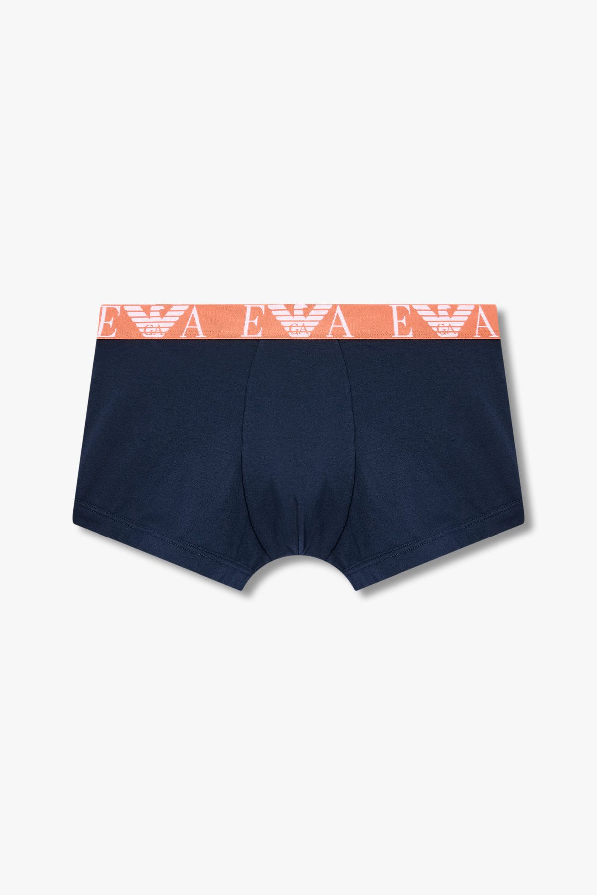엠포리오 아르마니 언더웨어(EMPORIO ARMANI UNDERWEAR) 남성 이글 로고 밴딩 코튼 드로즈_마린 0815112305