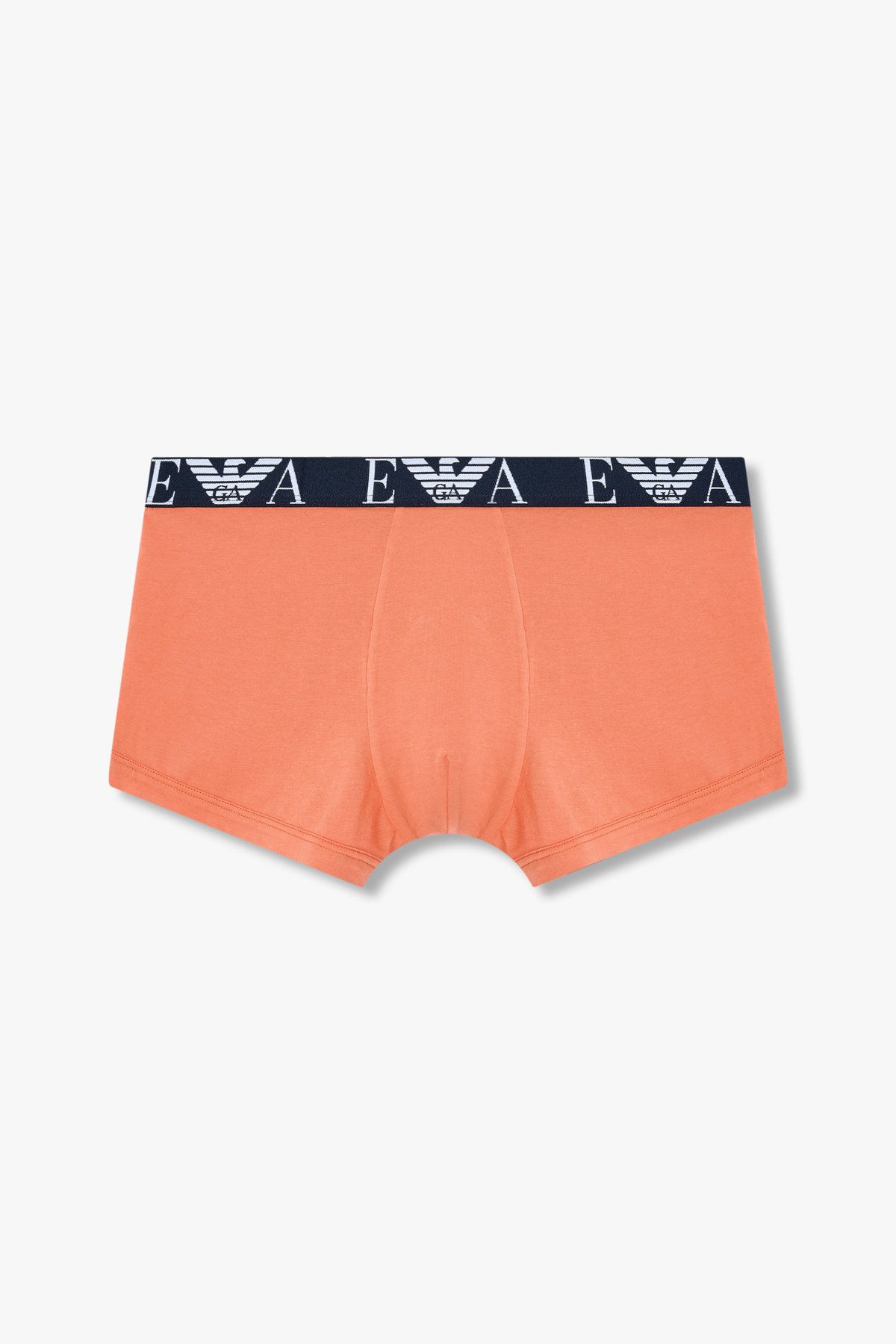 엠포리오 아르마니 언더웨어(EMPORIO ARMANI UNDERWEAR) 남성 이글 로고 밴딩 코튼 드로즈_오렌지 0815112302