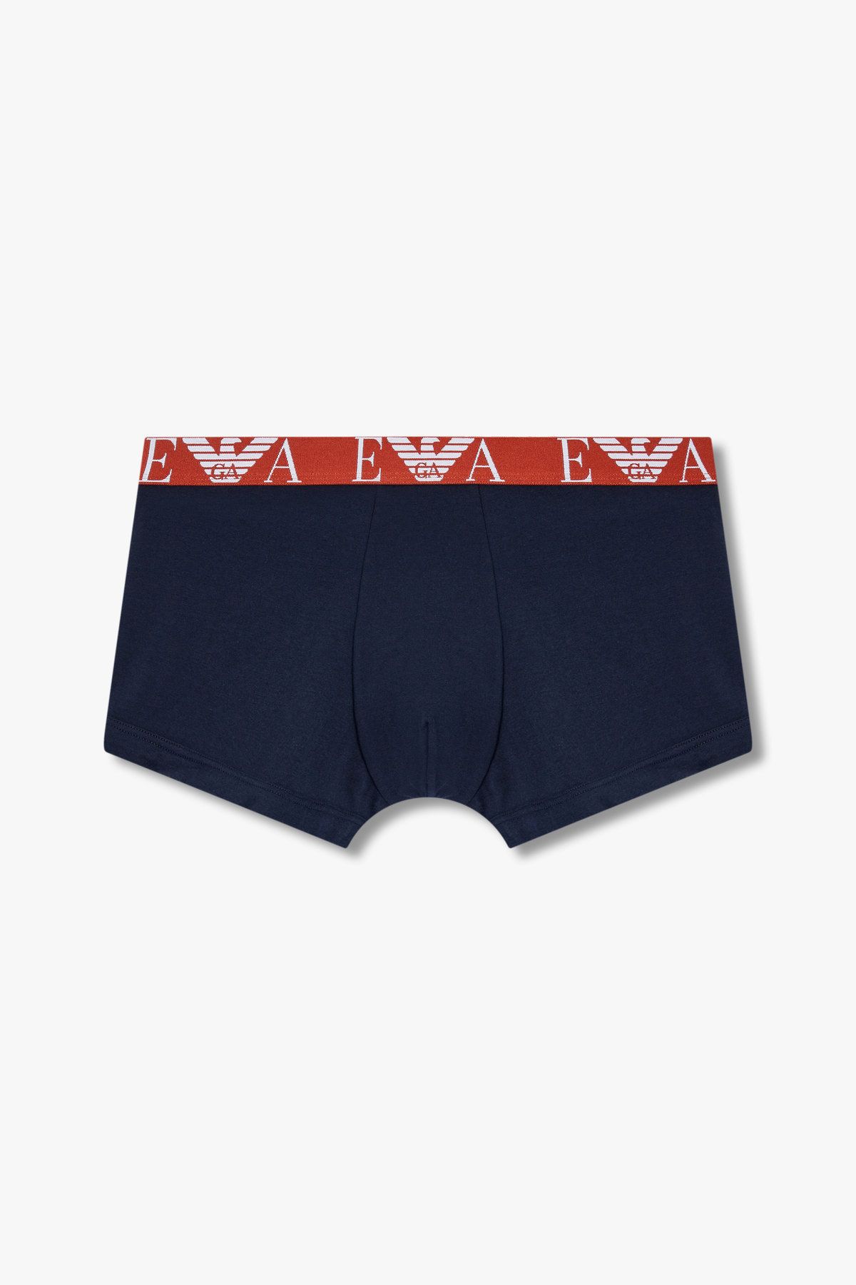 엠포리오 아르마니 언더웨어(EMPORIO ARMANI UNDERWEAR) 남성 이글 로고 밴딩 코튼 드로즈_블루 0815112306