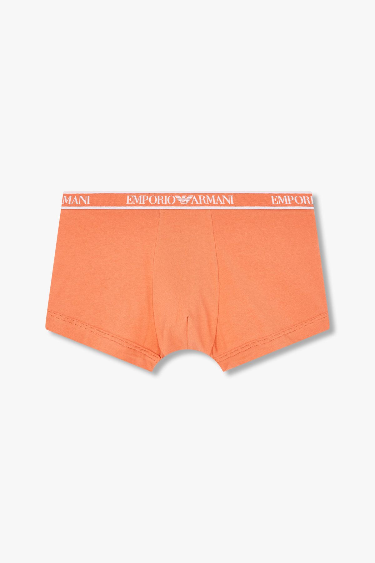 엠포리오 아르마니 언더웨어(EMPORIO ARMANI UNDERWEAR) 남성 프레임 로고 밴딩 코튼 드로즈_오렌지 0815112311