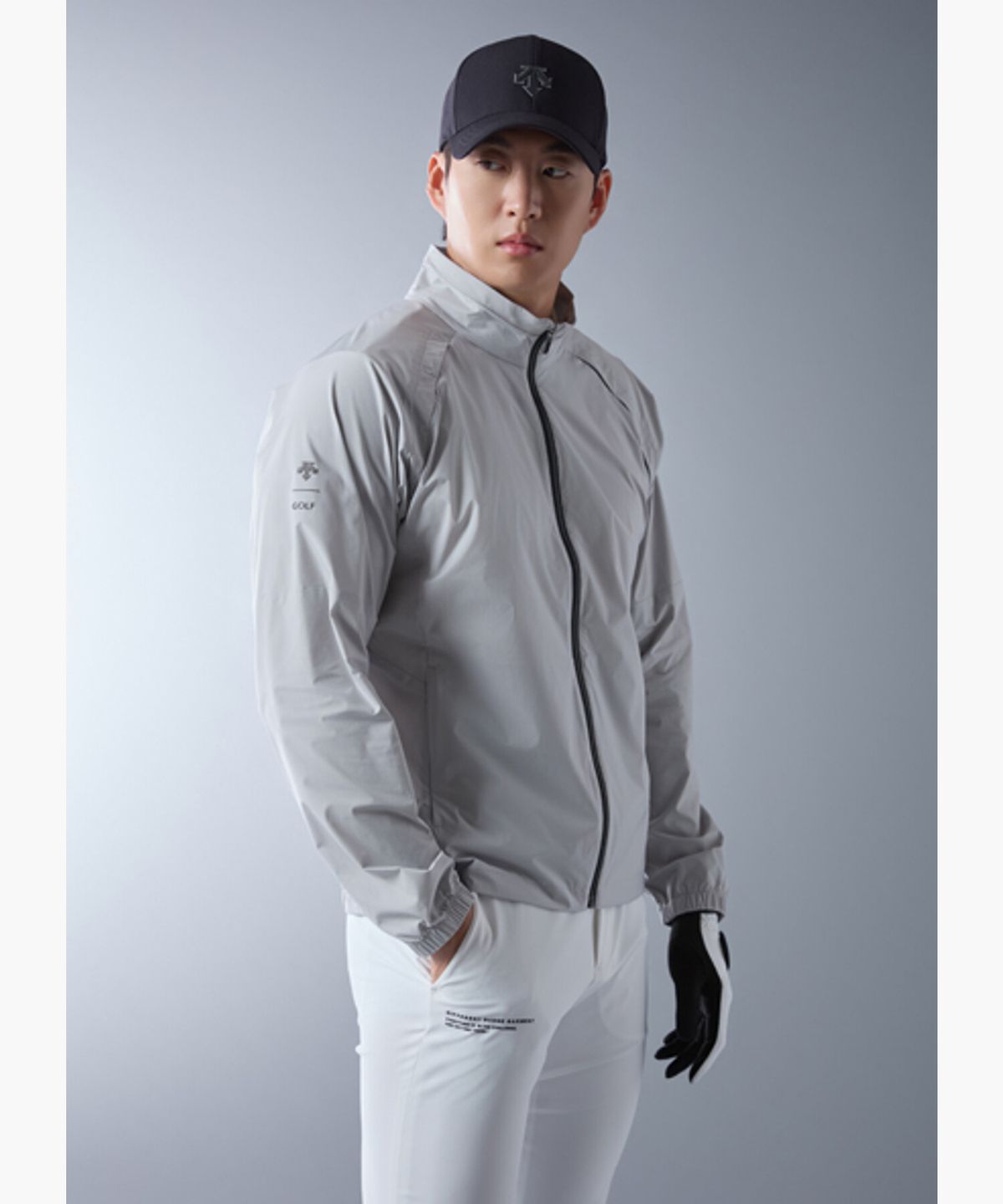 데상트 골프(DESCENTE GOLF) 남성 우븐 하이브리드 점퍼 (DQ12MFBL34)