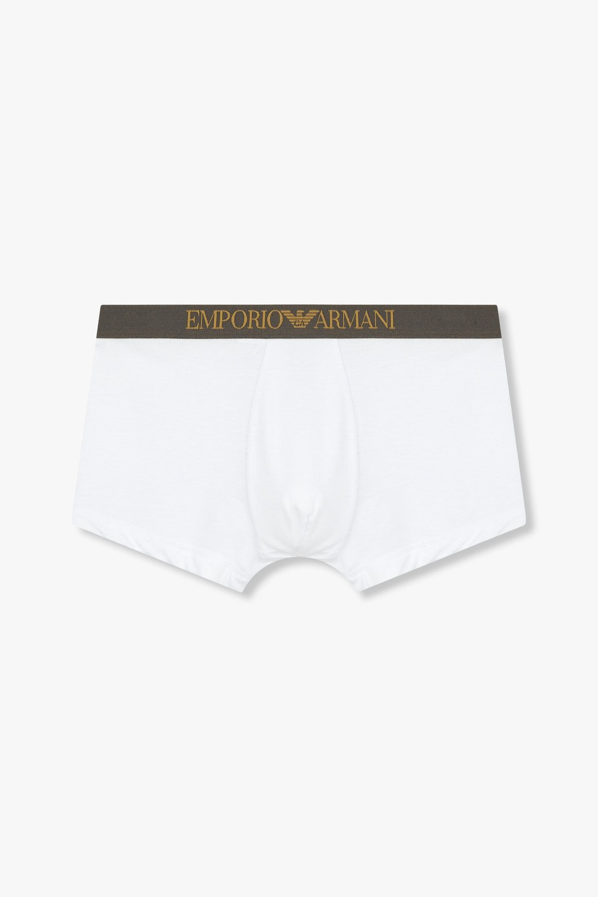 엠포리오 아르마니 언더웨어(EMPORIO ARMANI UNDERWEAR) 남성 엠보 로고 밴딩 레이온 드로즈_화이트 0815112034