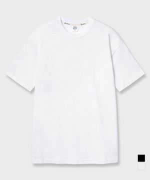 무지 레이어드 롱 반팔 티셔츠_긴기장(+4cm) AST3134 (2 COLOR)