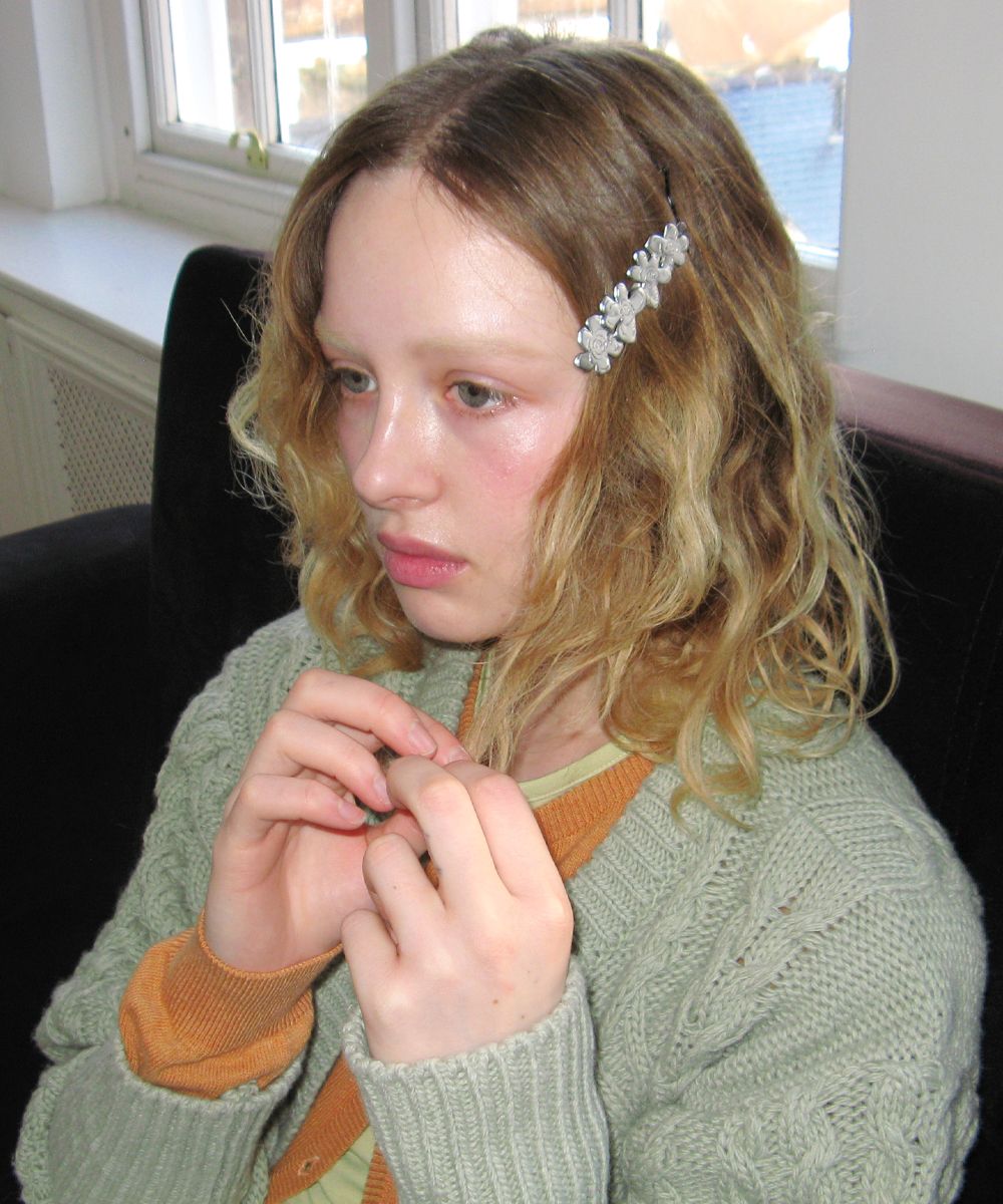 ●SINOON● 25SS Gathered Petals Hairpin MUSINSA | SINOON Gathered Petals Hairpin (Silver)