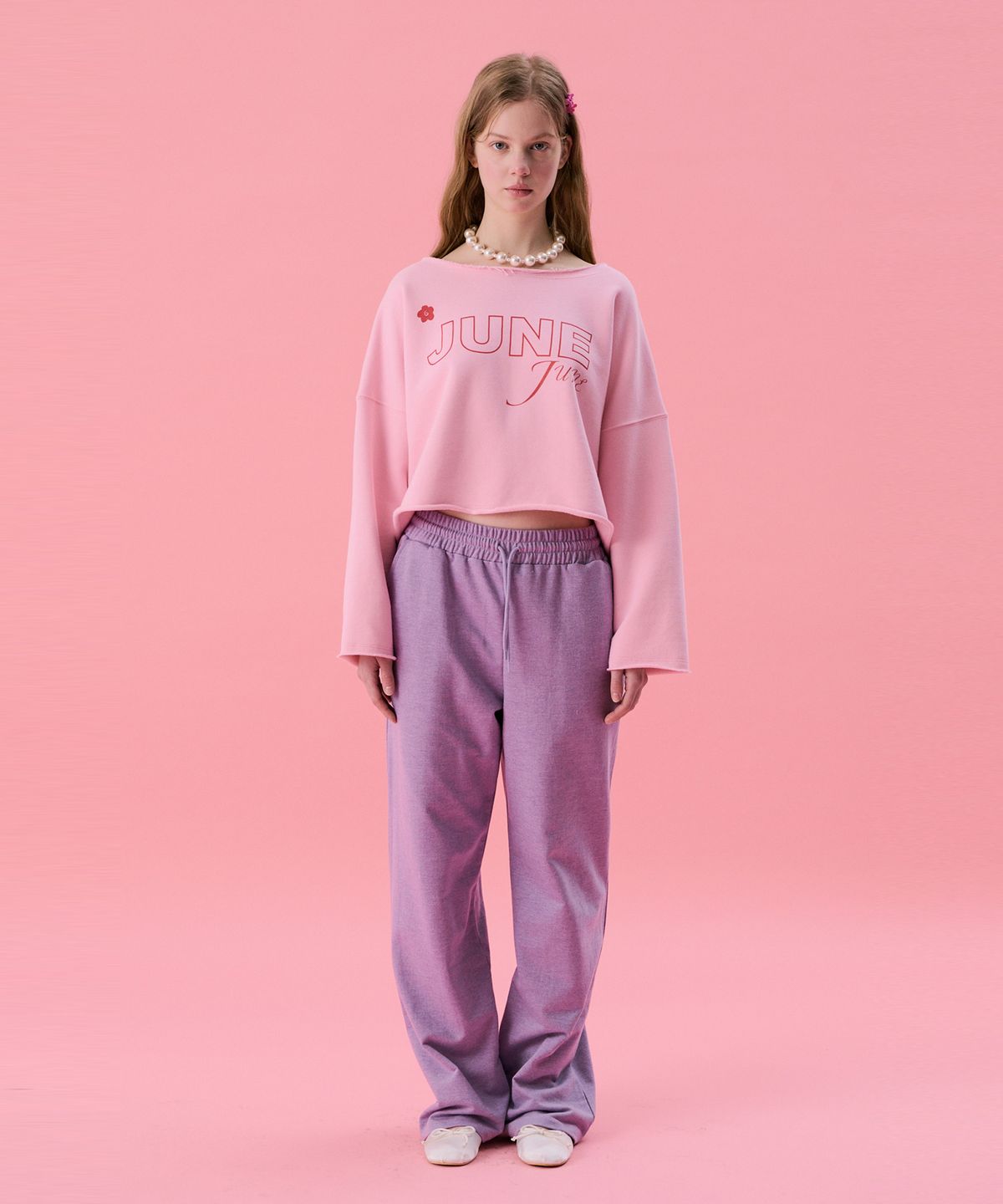 준준스페이스(JUNEJUNE SPACE) VOL11.Sweat pants_Purple(VOL11.스웨터 팬츠_퍼플)