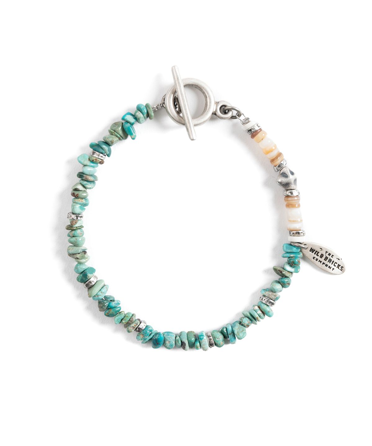 와일드 브릭스(WILD BRICKS) W23 GEMSTONE BRACELET (aqua)