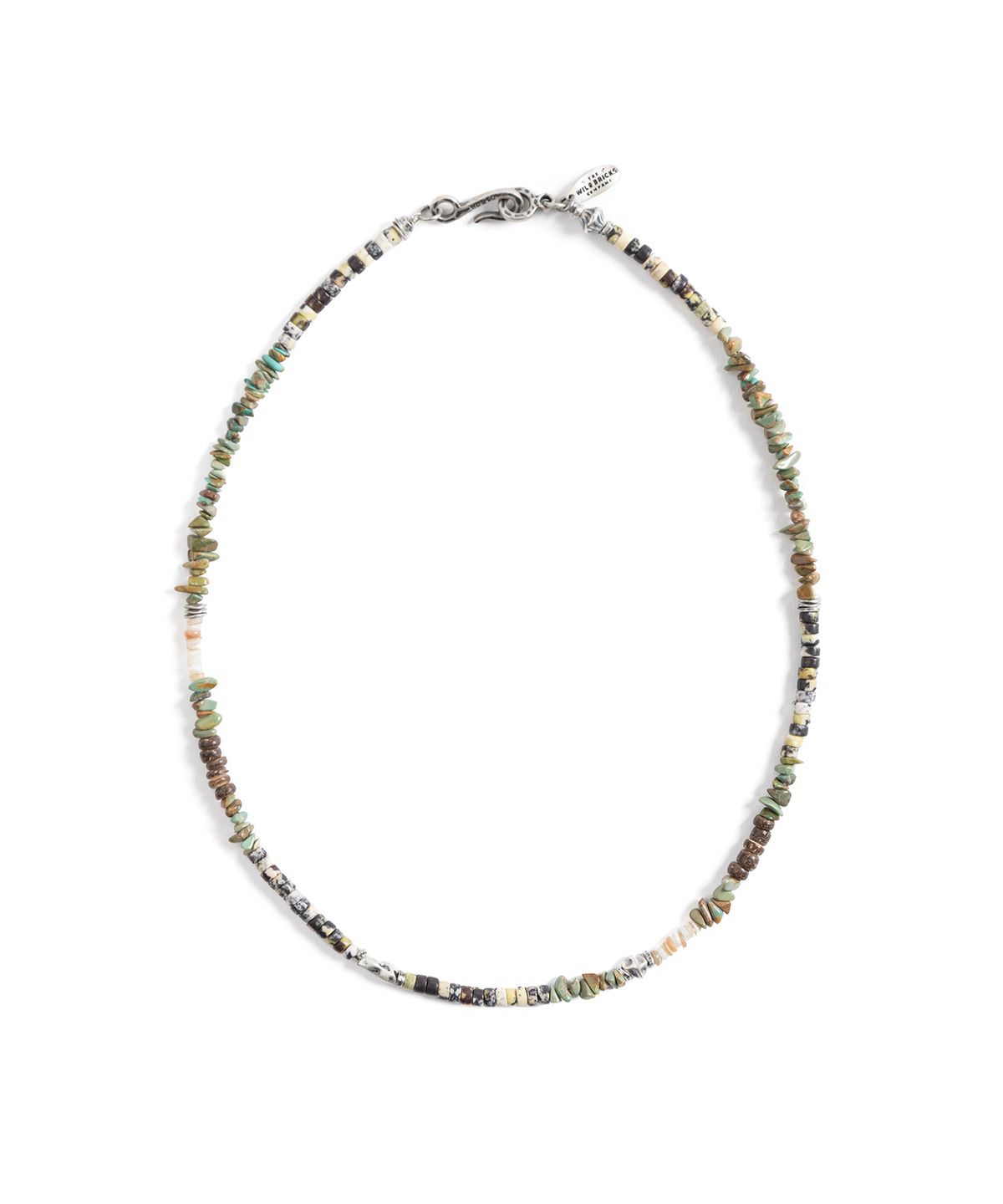 와일드 브릭스(WILD BRICKS) W23 ETHNIC NECKLACE (moss green)