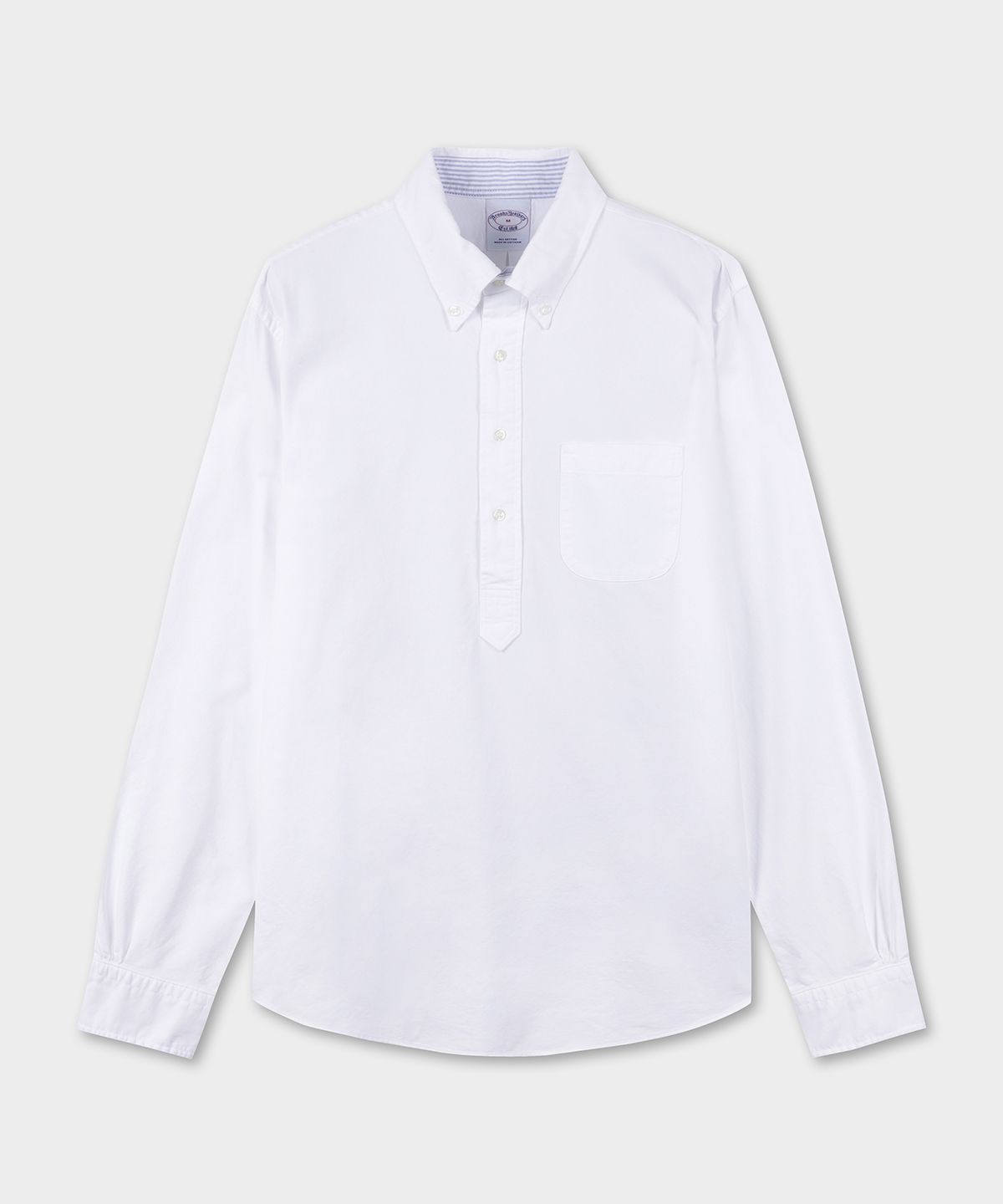 브룩스 브라더스(BROOKS BROTHERS) 프라이데이 옥스포드 팝오버 셔츠 (화이트) (BBTHMM7818AFS)