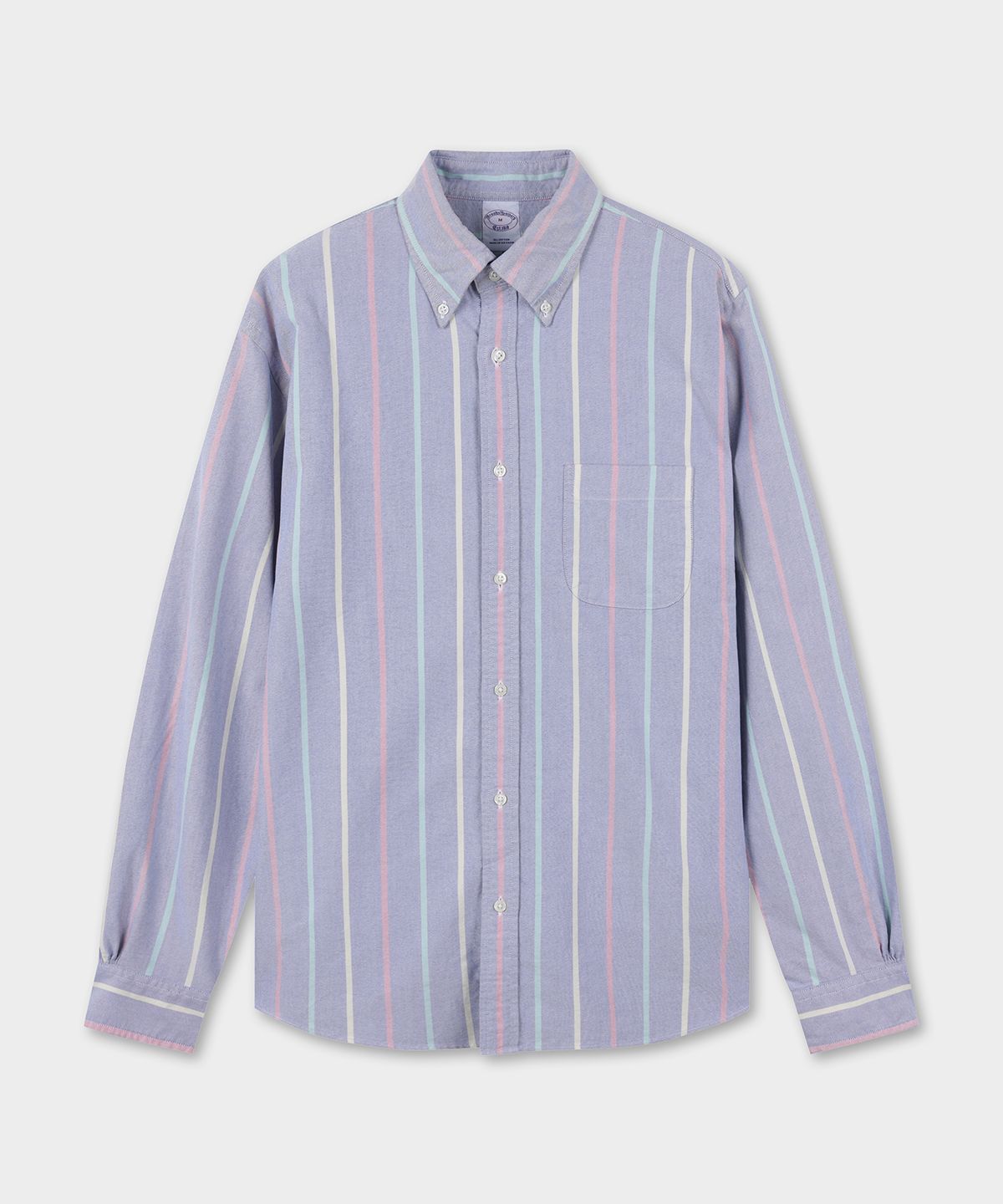 브룩스 브라더스(BROOKS BROTHERS) 프라이데이 옥스포드 스트라이프 셔츠 (네이비) (BBTHMM78607FS)