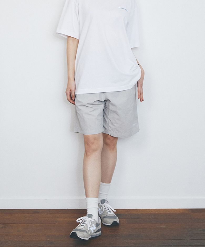 CU SIG LOGO REGULAR FIT BASIC SHORTS PANTS 라이트그레이