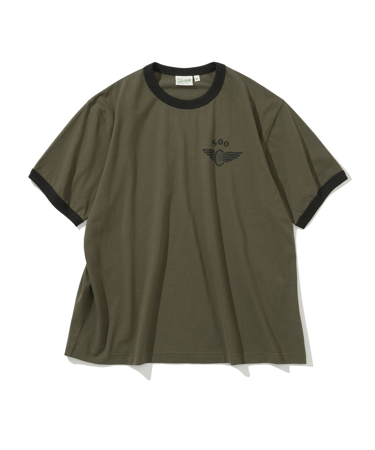 유니폼브릿지(UNIFORM BRIDGE) motorcycle s/s tee olive