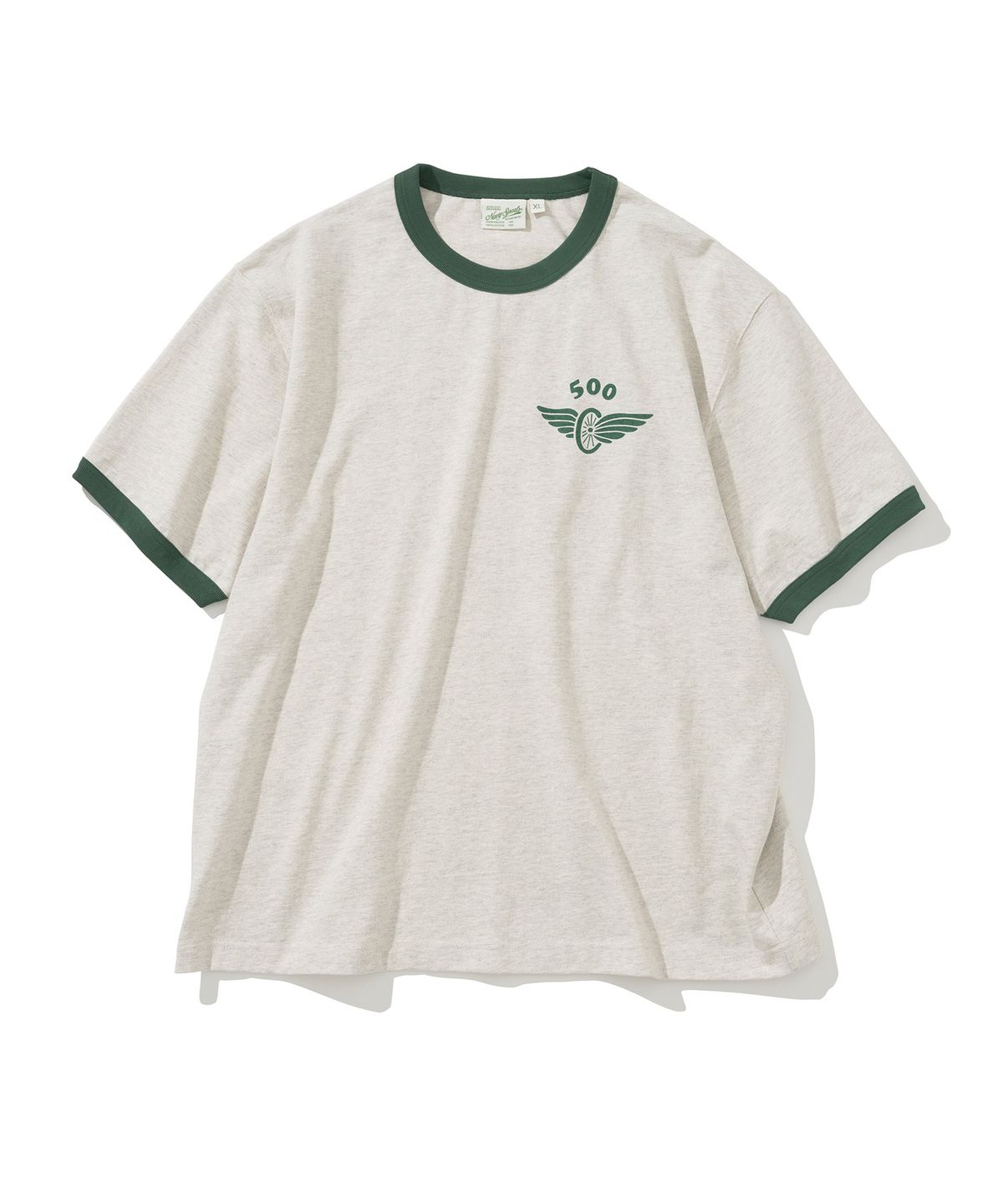 유니폼브릿지(UNIFORM BRIDGE) motorcycle s/s tee oatmeal