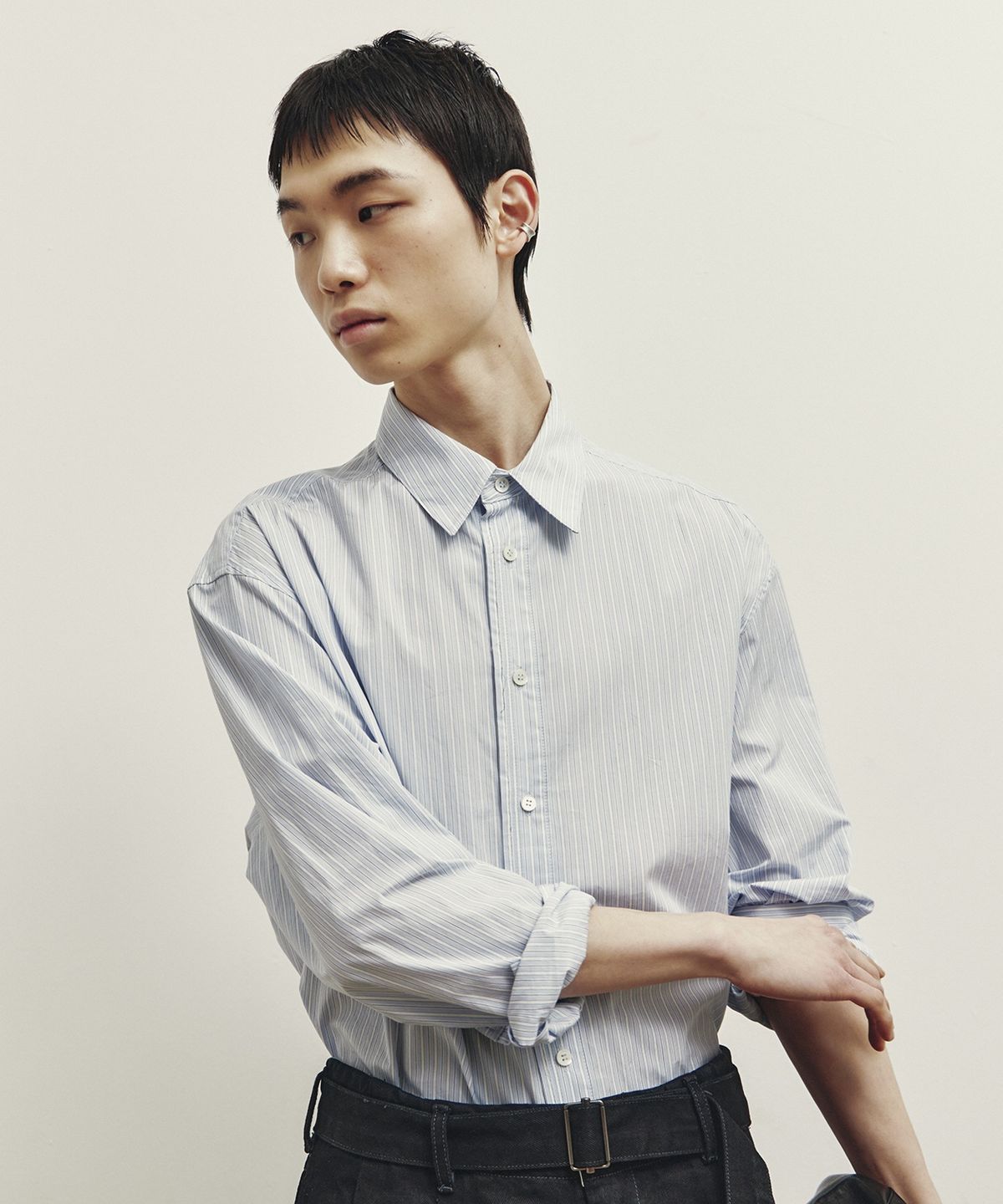 유스(YOUTH) Stripe Shirt - Blue Stripe
