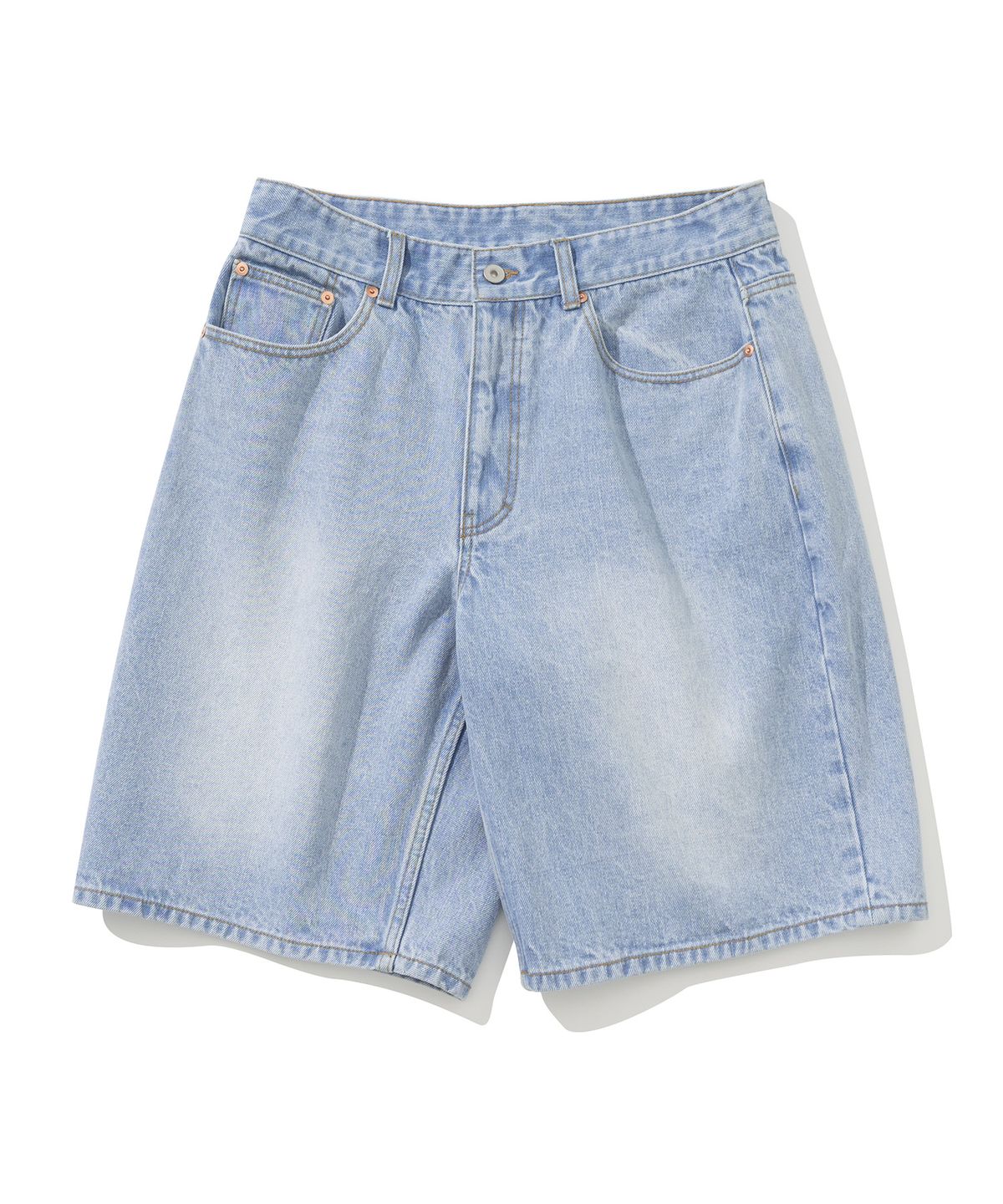 유니폼브릿지(UNIFORM BRIDGE) 5p denim shorts 12oz indigo washed