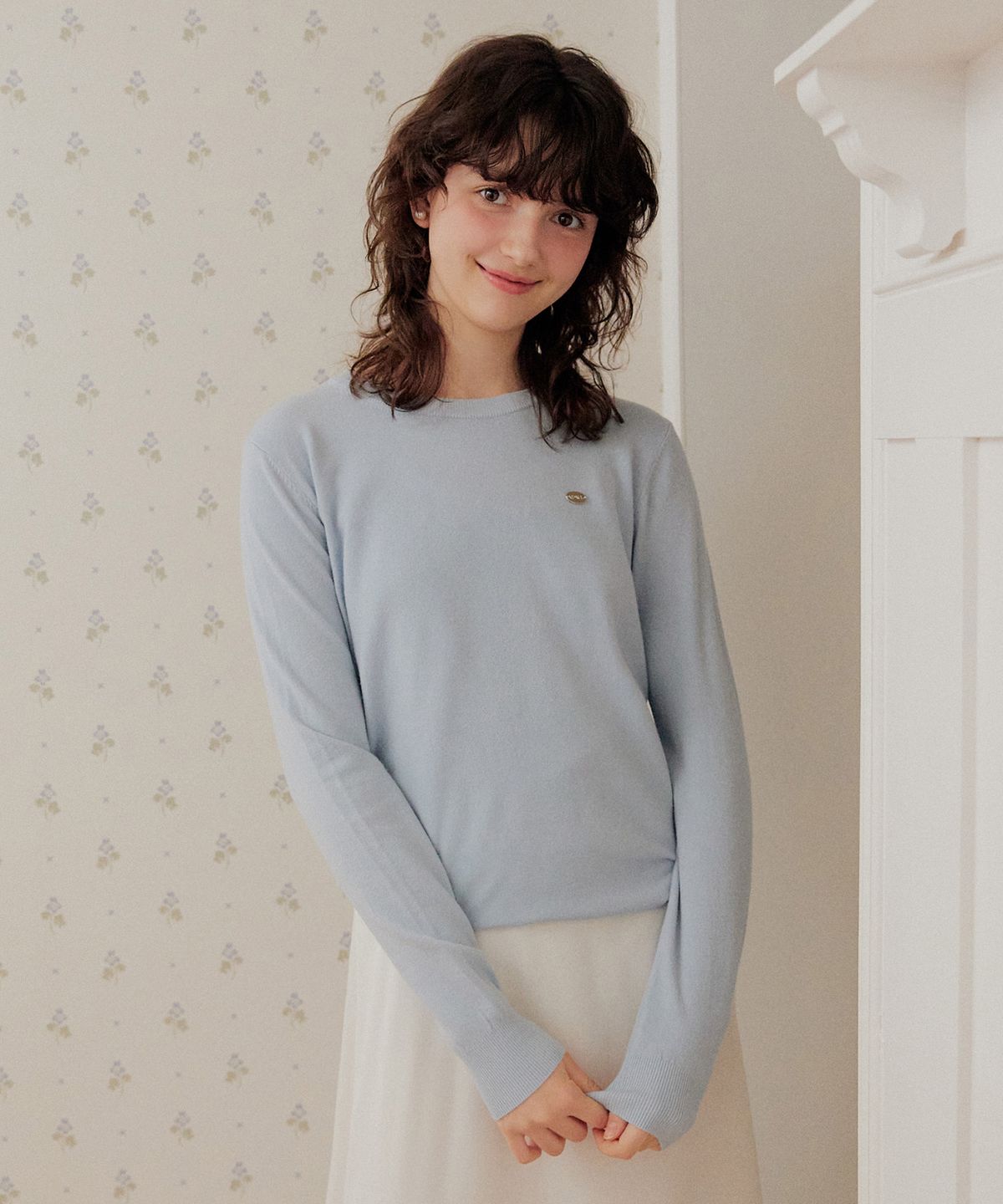 어다울(ADAUL) Round neck basic knit - 5color