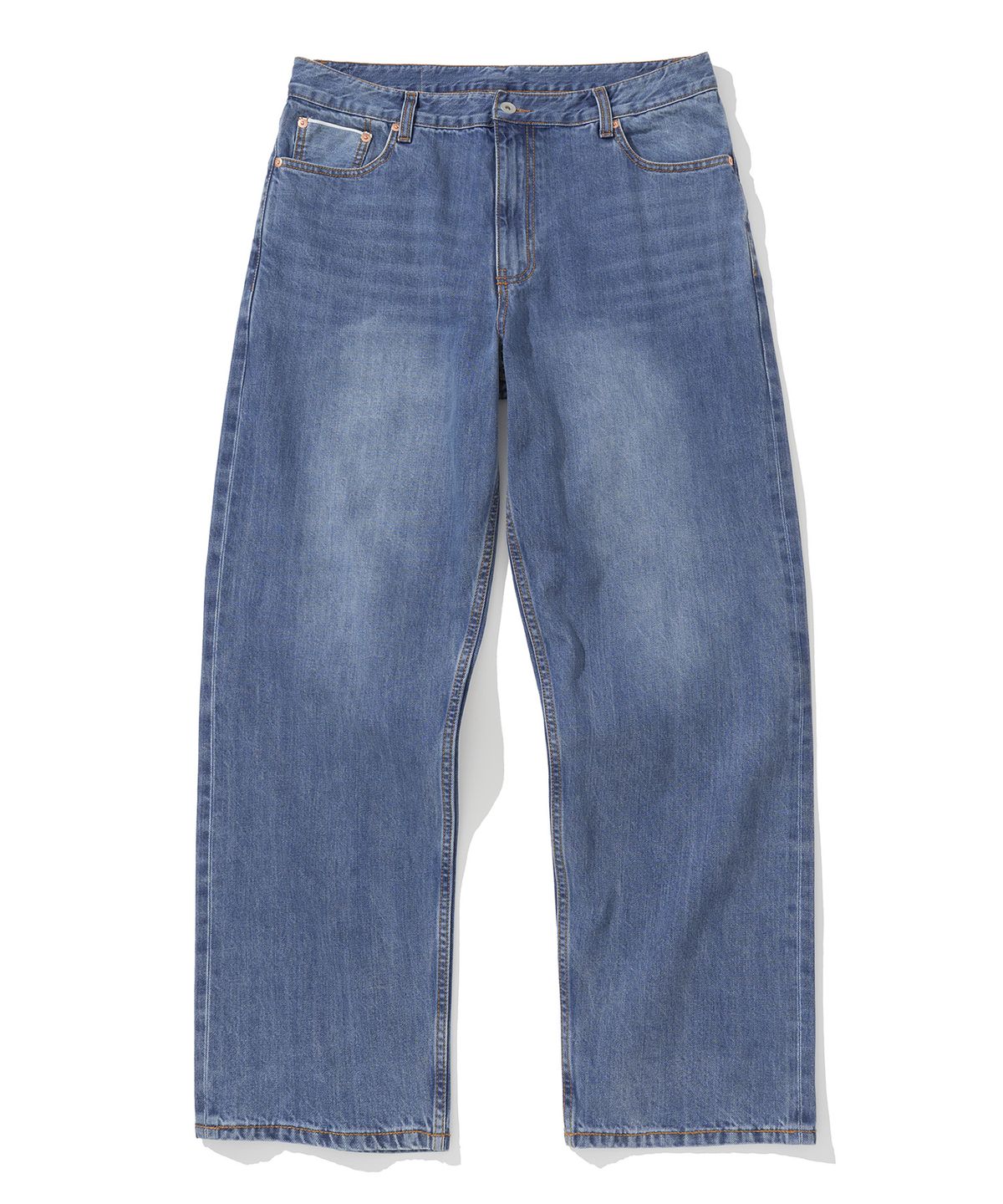 유니폼브릿지(UNIFORM BRIDGE) selvedge denim pants 12oz indigo washed