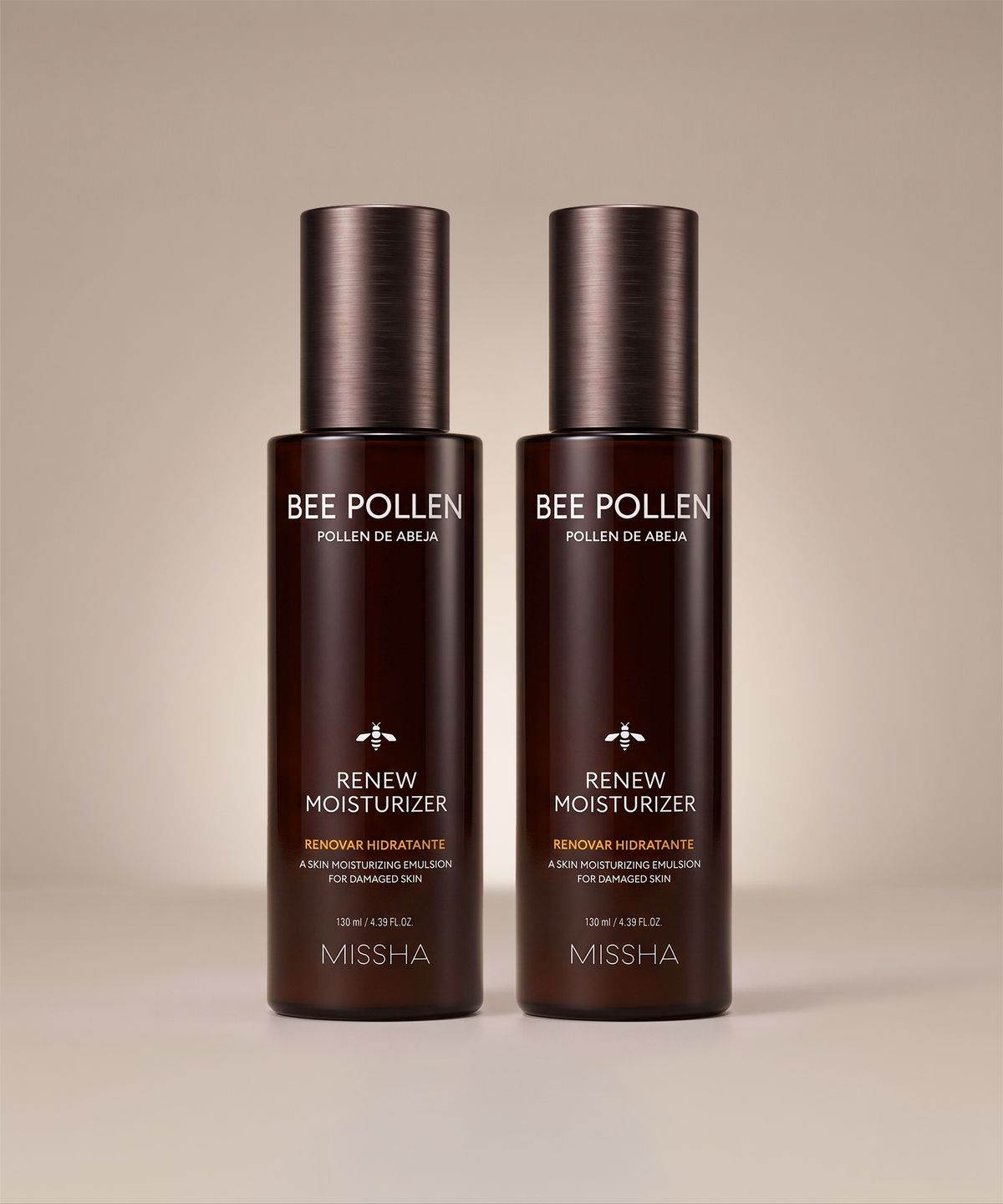 미샤(MISSHA) [2개] 비폴렌 리뉴 모이스처라이저 130ml