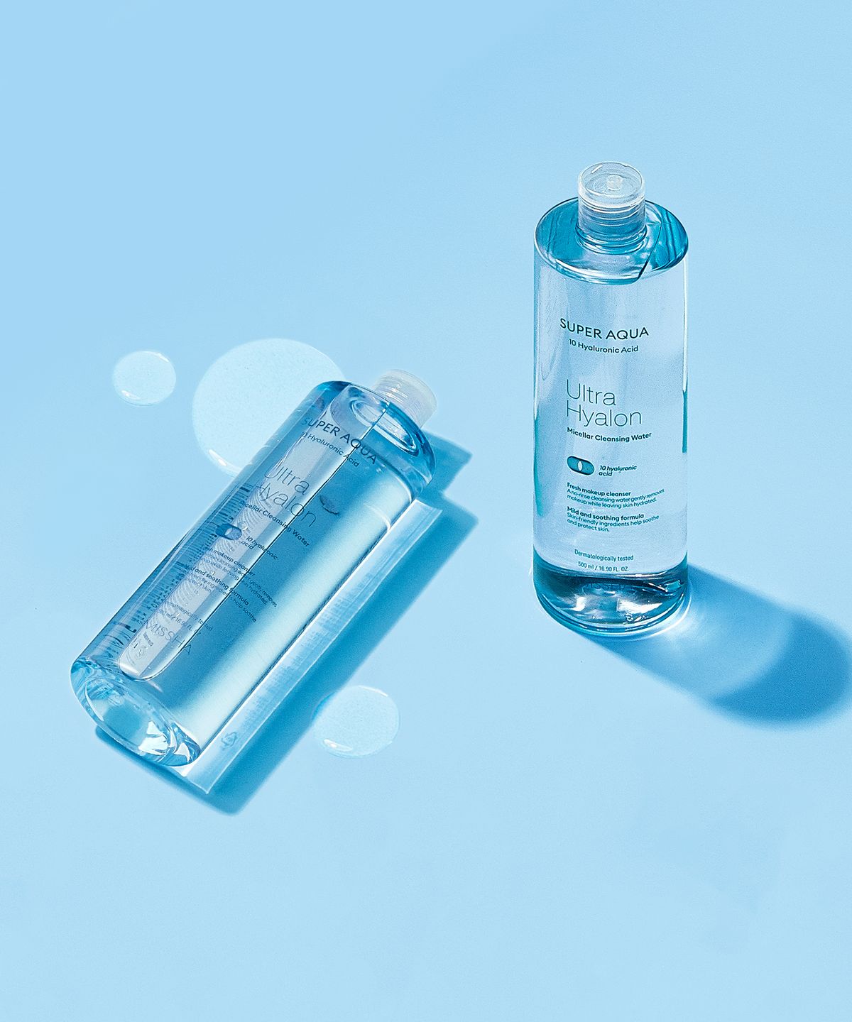 미샤(MISSHA) [2개] 수퍼 아쿠아 울트라 히알론 미셀라 클렌징 워터 500ml