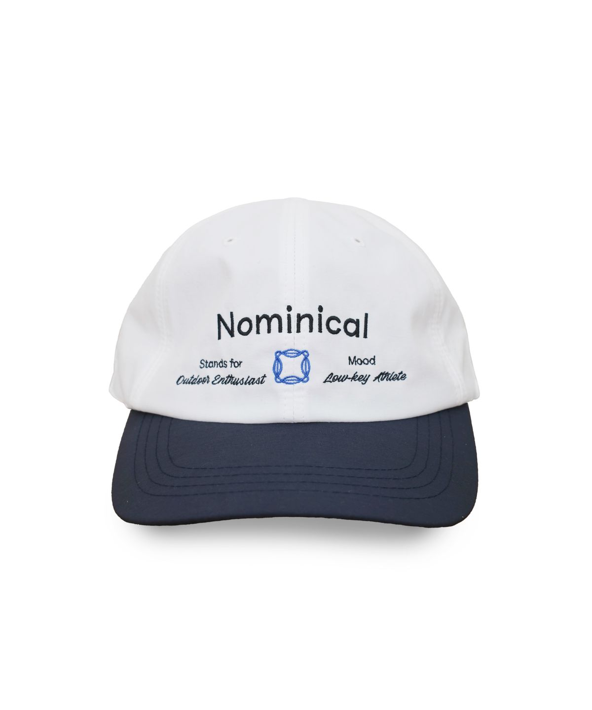 노미니컬(NOMINICAL) AeroZest 경량 나일론 투톤 볼캡 (네이비/아이보리)
