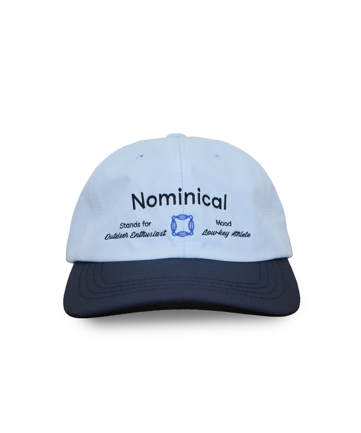 노미니컬(NOMINICAL) AeroZest 경량 나일론 투톤 볼캡 (네이비/스카이블루)