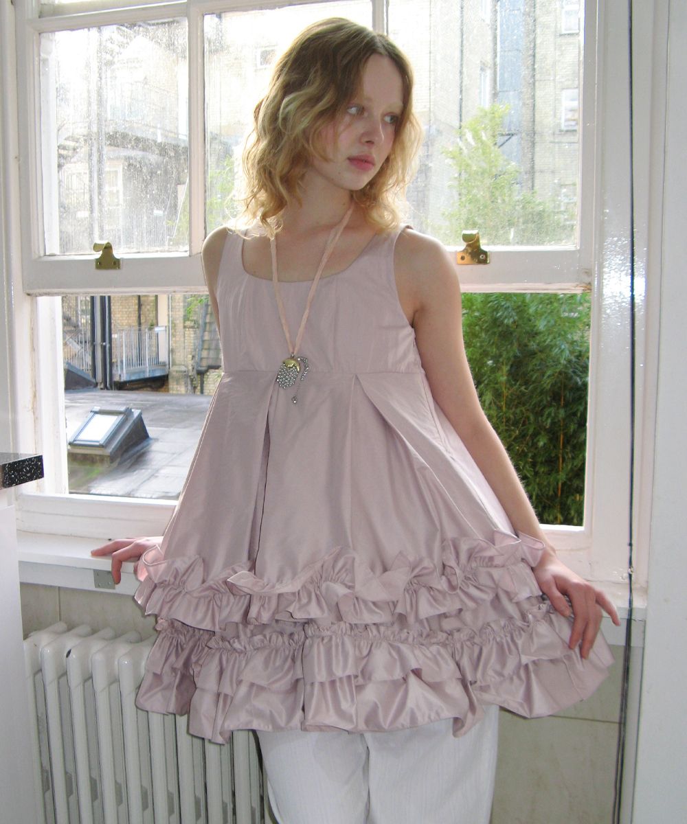 ●Sinoon●Frill Sleeveless Dress★韓国の人気★日本未入荷 SINOON ｜시눈 공식 온라인 스토어
