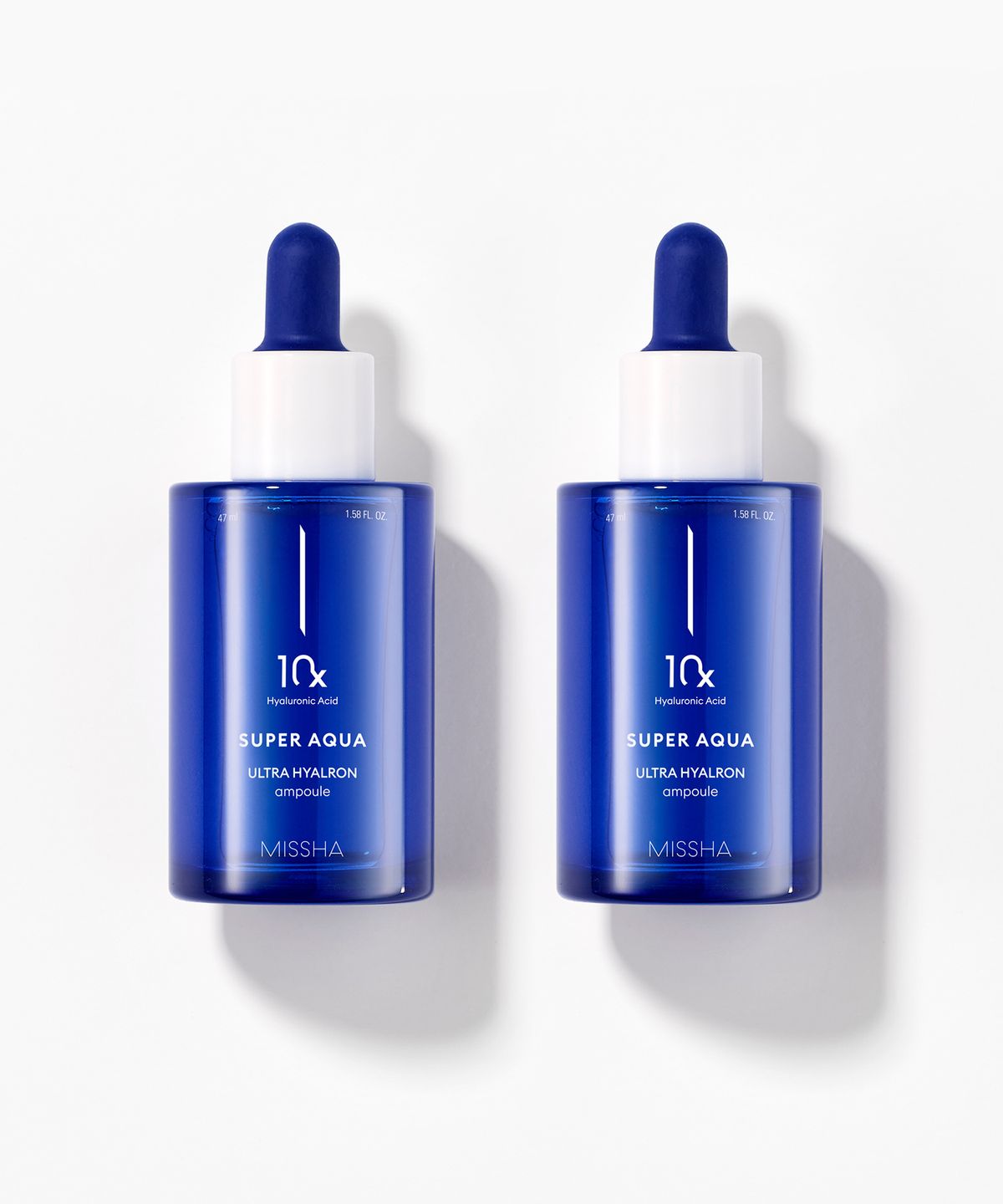 미샤(MISSHA) [2개] 수퍼아쿠아 울트라 히알론 앰플 47ml (+마스크팩 증정)