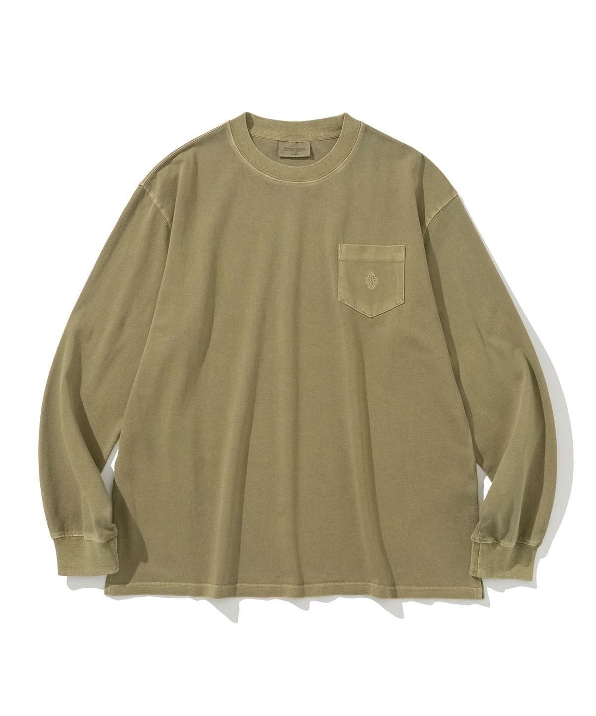 유니폼브릿지(UNIFORM BRIDGE) ubc pigment l/s tee khaki