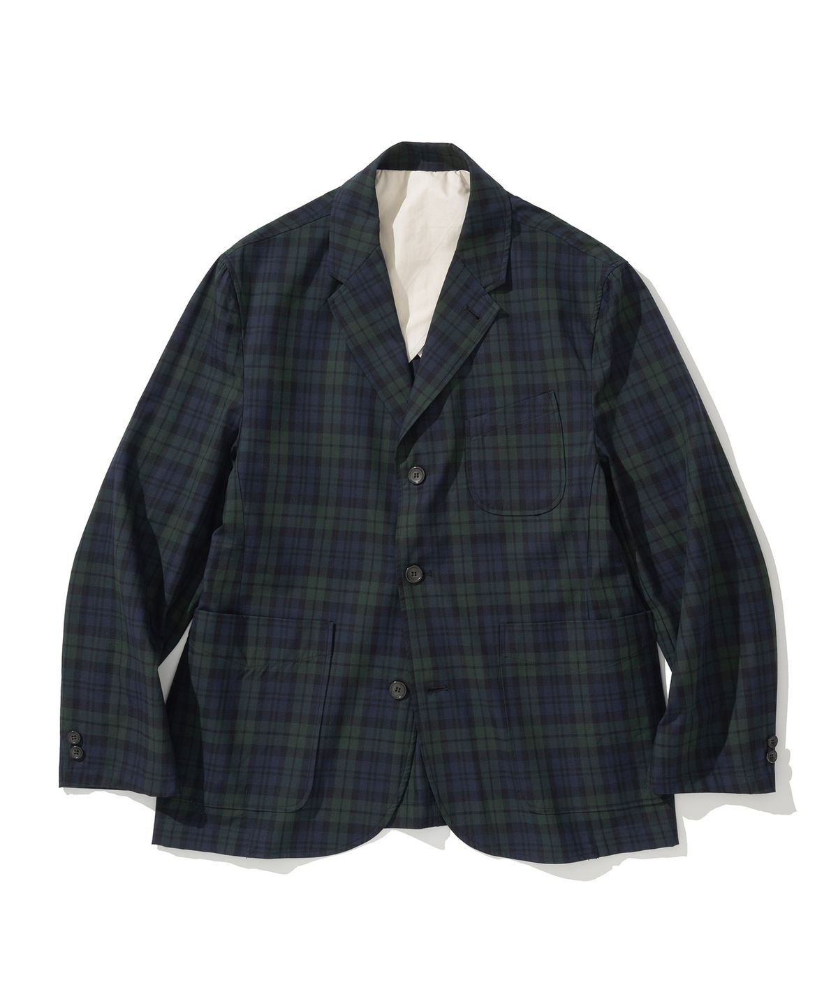 유니폼브릿지(UNIFORM BRIDGE) 3 pocket sports jacket blackwatch