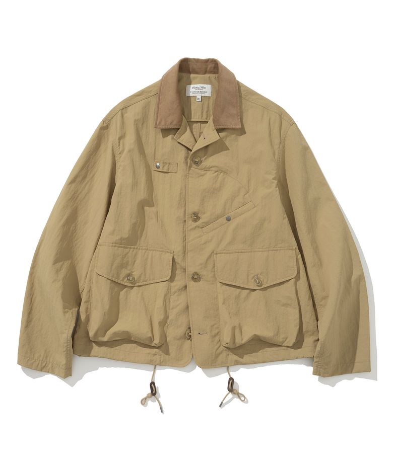 button short jacket beige