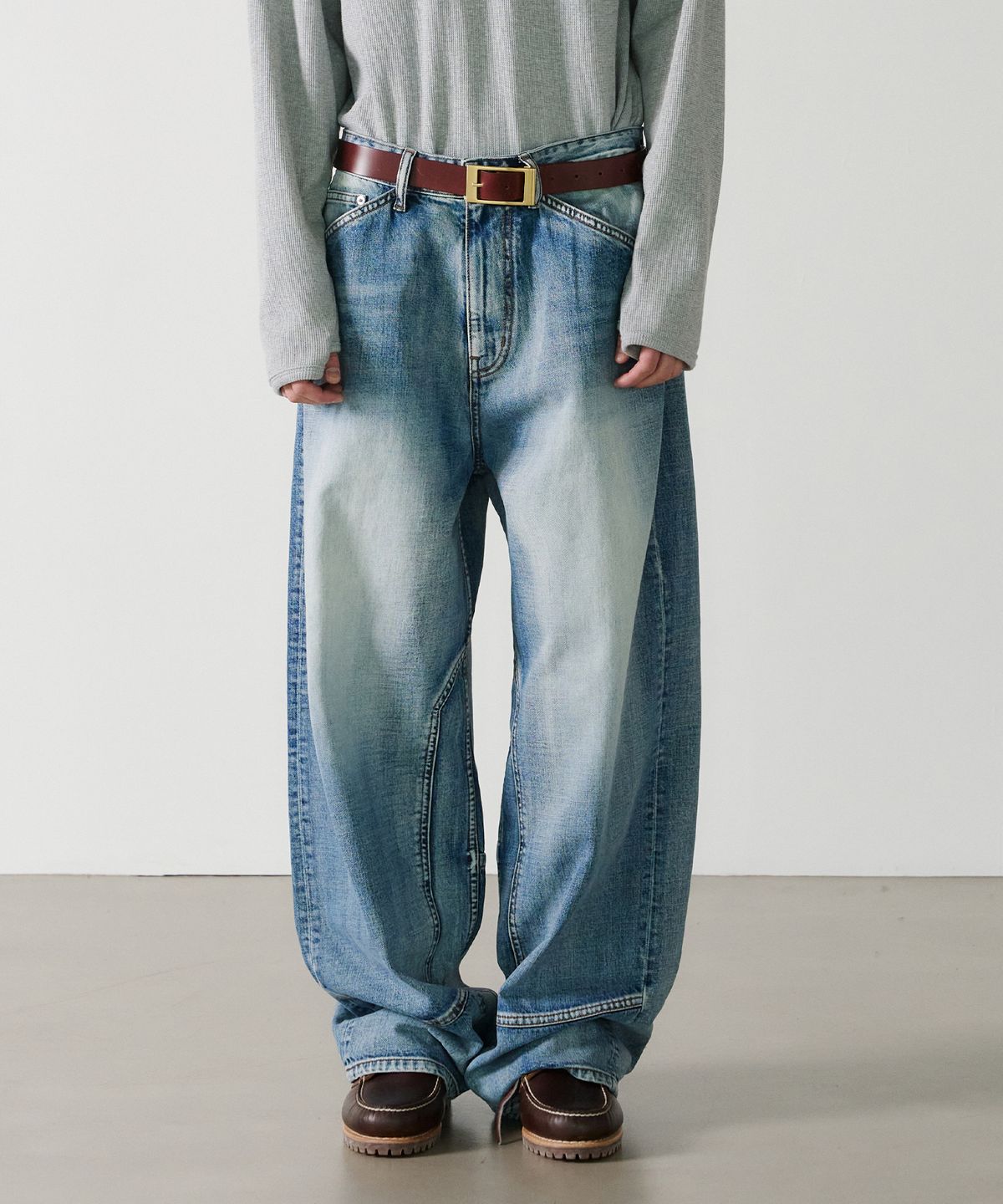 노운(NOUN) sprit denim pants (blue)