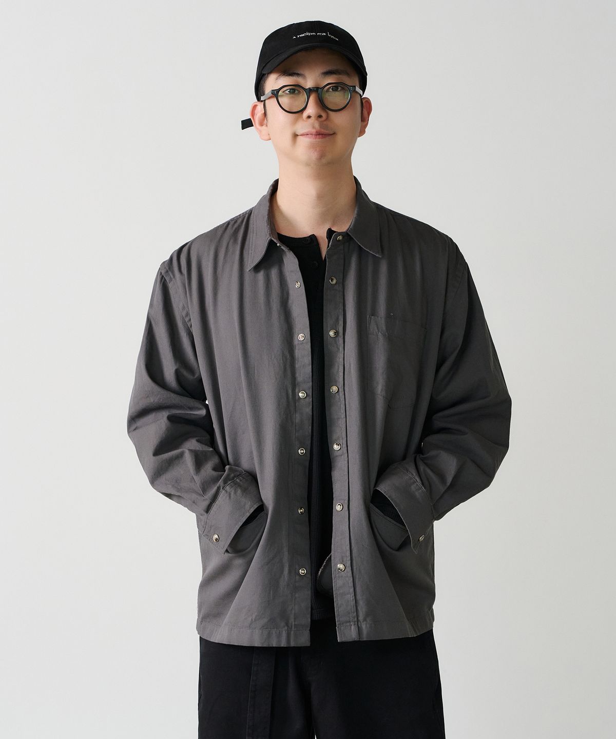 노운(NOUN) cook shirts (charcoal)