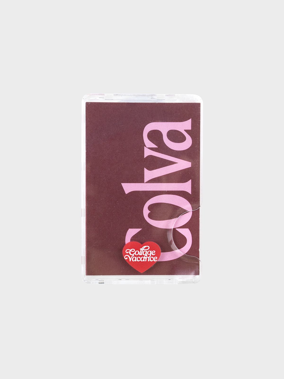 꼴라주바캉스(COLLAGEVACANCE) Lettering Heart Logo Pattern MagSafe Card Wallet (맥세이프 카드지갑)