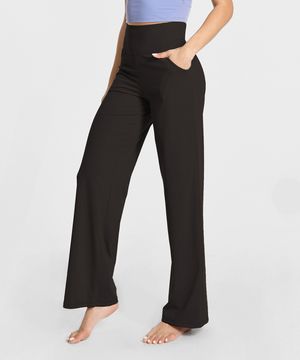 하이웨스트 와이드 팬츠 포켓 일자바지 C13