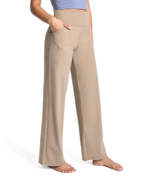 3기장 하이웨스트 와이드 팬츠 포켓 일자바지 H08