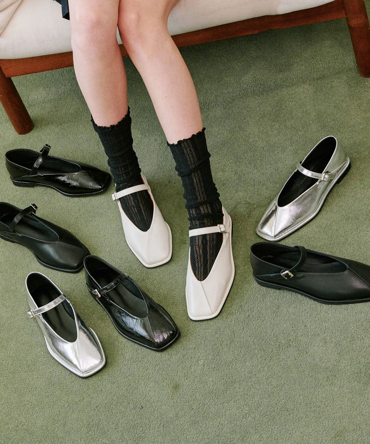 프리플라(FRI FLA) ljh7091 daily maryjane flat _ 4colors