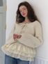 ribbon hachi sweater cardigan_ivory