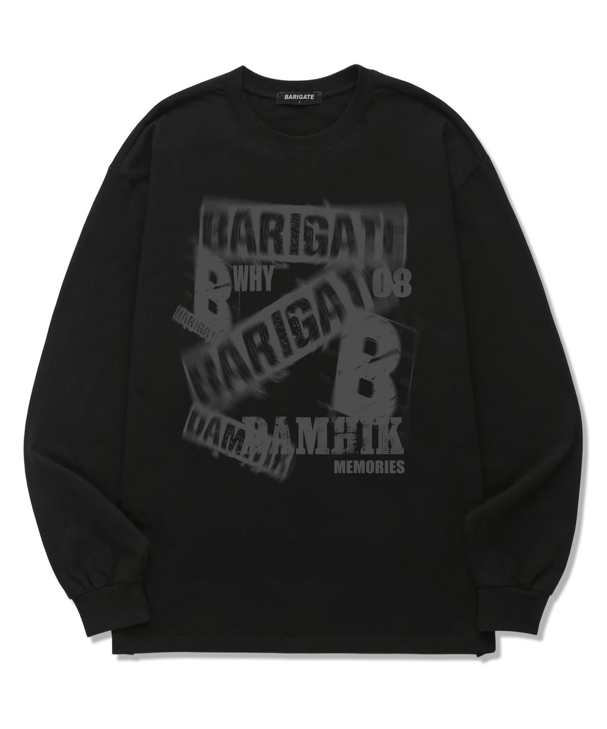 바리게이트(BARIGATE) CRACK B # 롱슬리브 (BLS028) 블랙