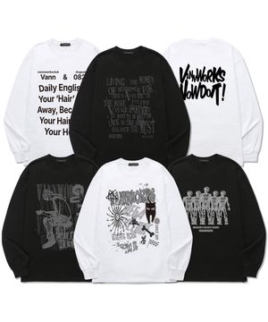 [2PACK] BEST 그래픽 롱슬리브 6종 (VLSMIX009)