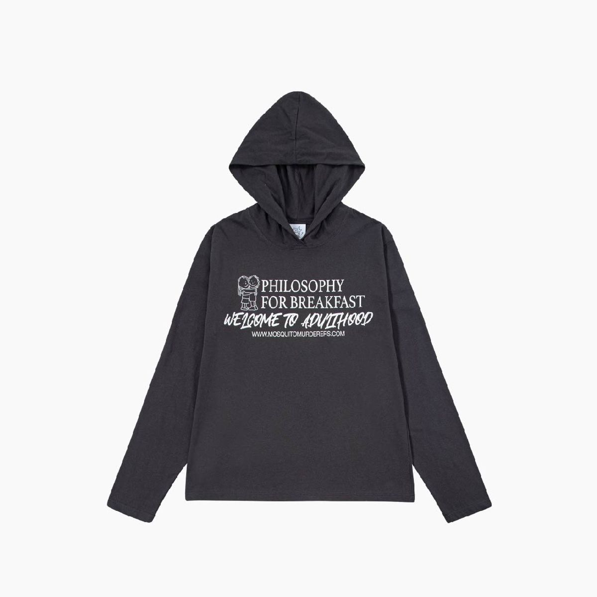 모스키토 머더러스(MOSQUITO MURDERERS) PHILOSOPHY FOR BREAKFAST WELCOME TO ADULTHOOD HOODED L/S
