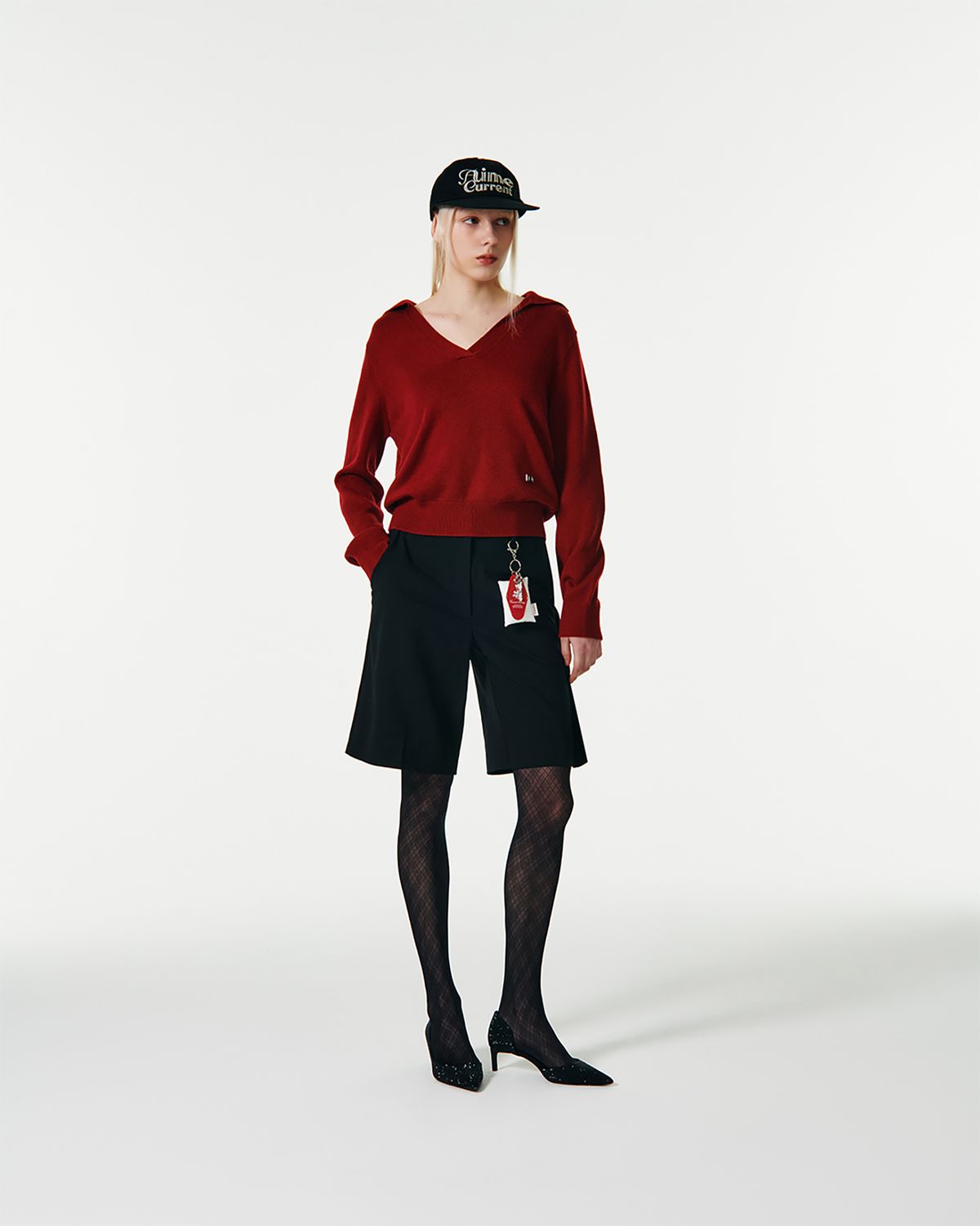 커렌트(CURRENT) SPRING BERMUDA SHORTS [BLACK]