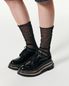 SHEER ANKLE STOCKINGS [BLACK]