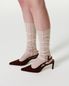 SHEER ANKLE STOCKINGS [IVORY]