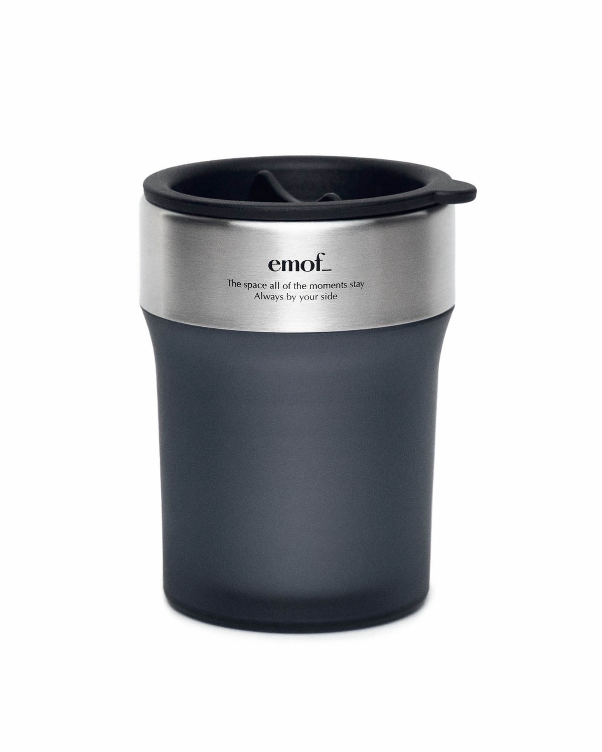이모프(EMOF) PURE BLACK STAINLESS STEEL TUMBLER 400ml