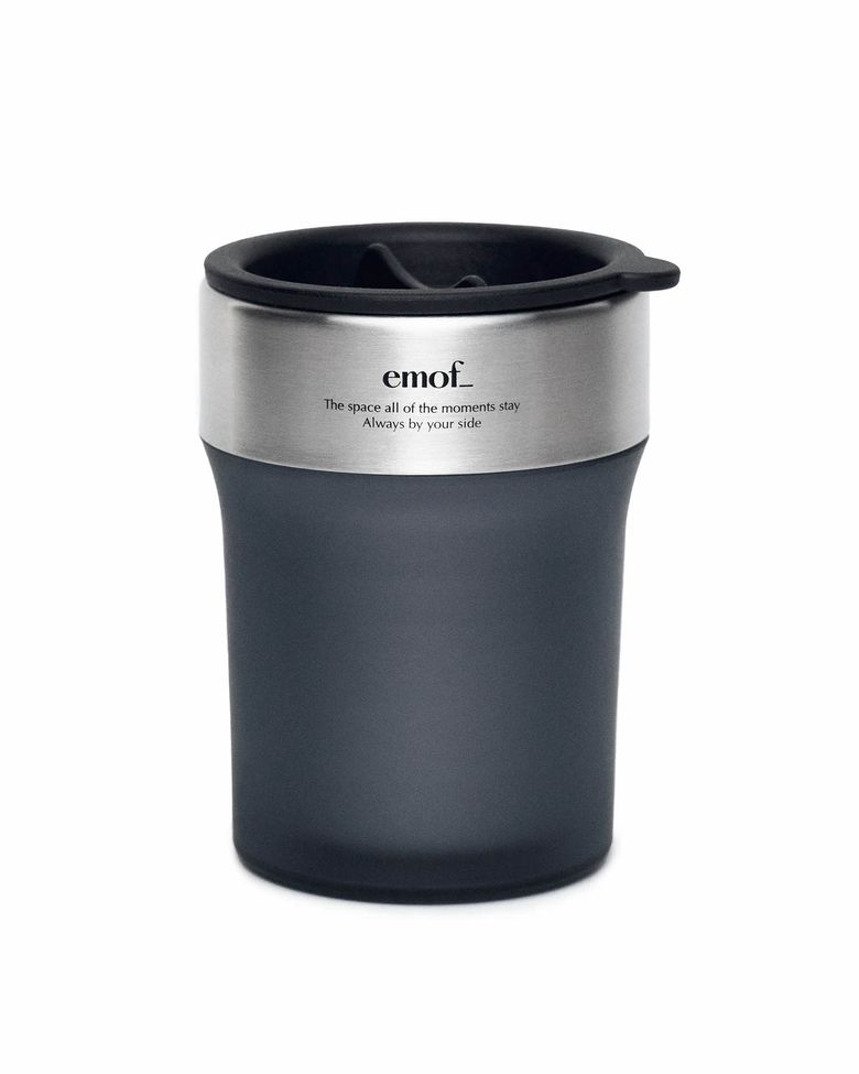 PURE BLACK STAINLESS STEEL TUMBLER 400ml