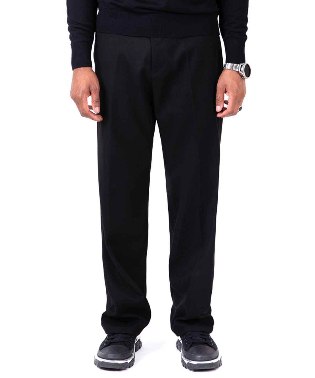 스트라이크(STRIKE) Wool Trousers (BLACK)
