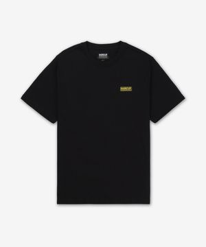 인터내셔널 스몰 로고 반소매 티셔츠 - 블랙:옐로우 / MTS0141BK31