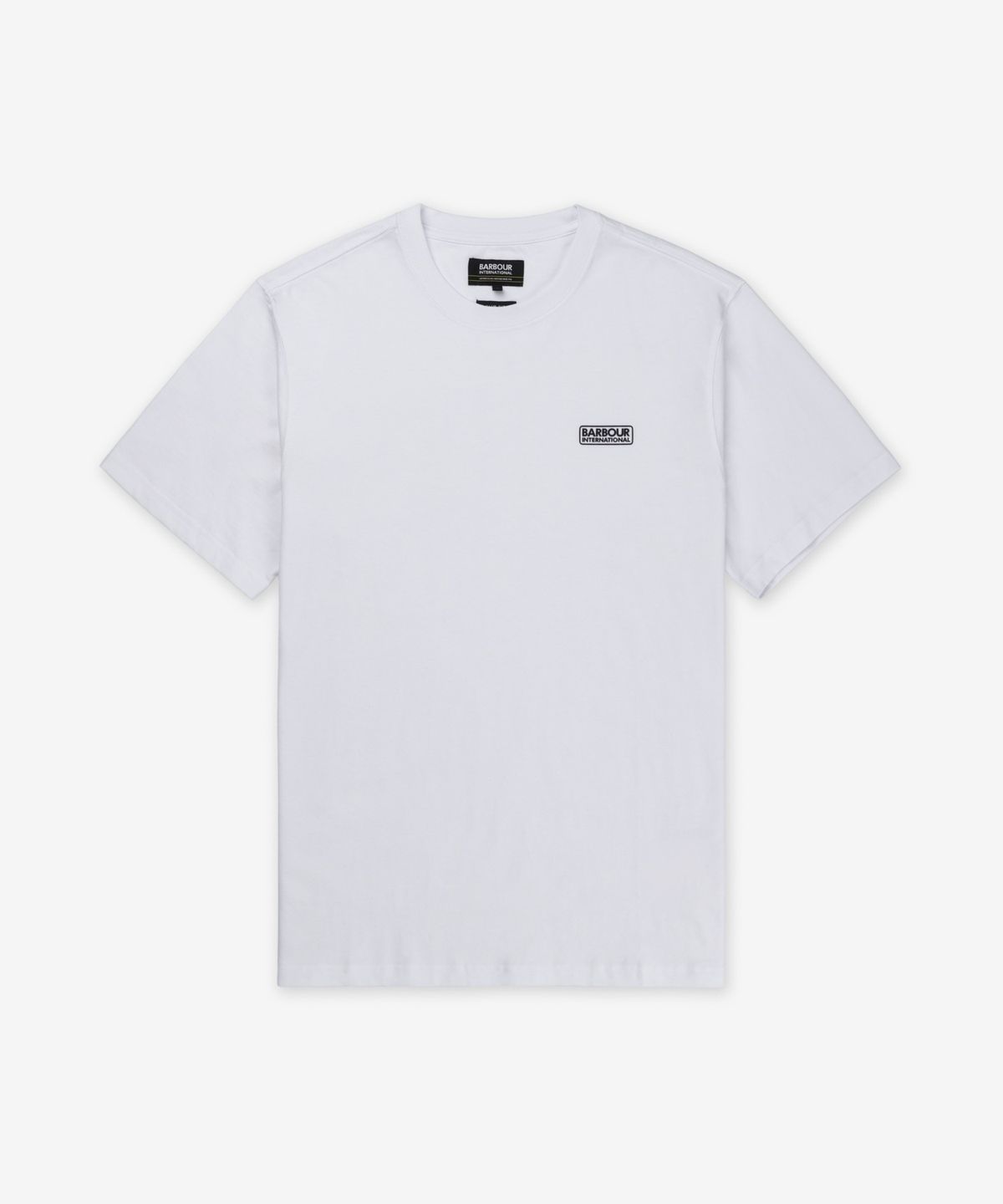 바버(BARBOUR) 인터내셔널 스몰 로고 반소매 티셔츠 - 화이트 / MTS0141WH51