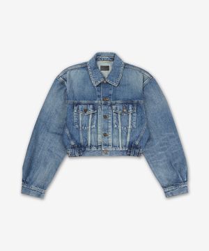 80S 데님 재킷 - 빈티지 블루 / 771838Y11YC5092