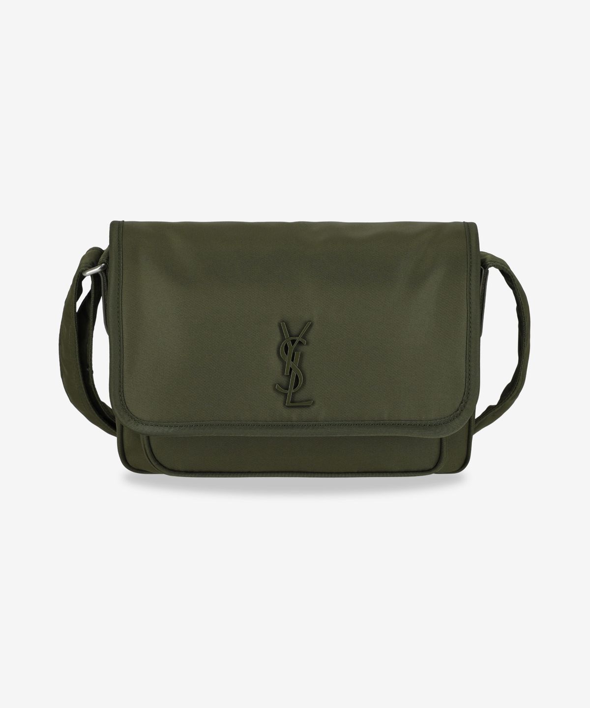 생로랑(SAINT LAURENT) 스몰 모노그램 니키 나일론 크로스백 - 딥 밀리터리 / 776611FAD773829