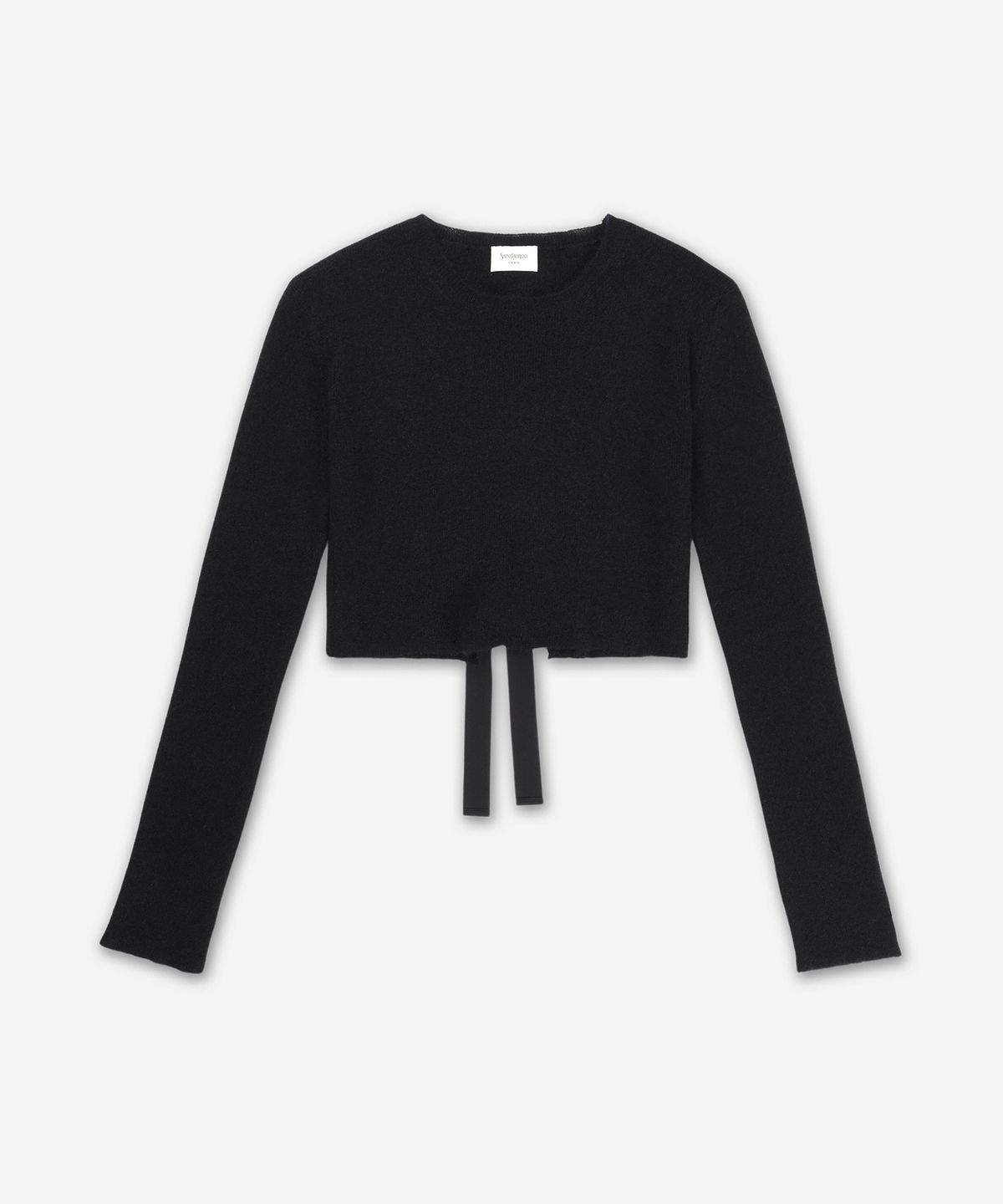 생로랑(SAINT LAURENT) 매듭 디테일 니트 - 블랙 / 820710Y76ZO1000